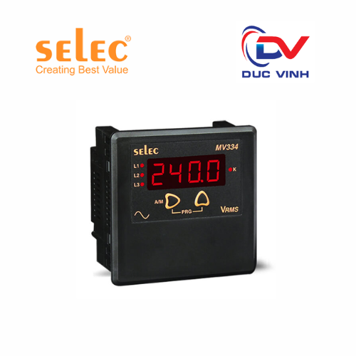 Đồng hồ đo điện áp trung và hạ thế Selec MV334