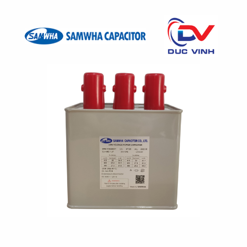 Tụ bù dầu 1P/3P 40kVar 415V - SMB-4150400KT - SAMWHA