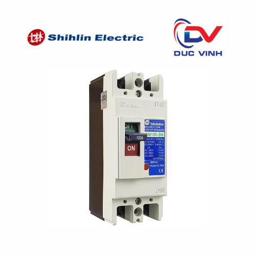 MCCB 2P 10A 15kA - BM100-SN - Shihlin