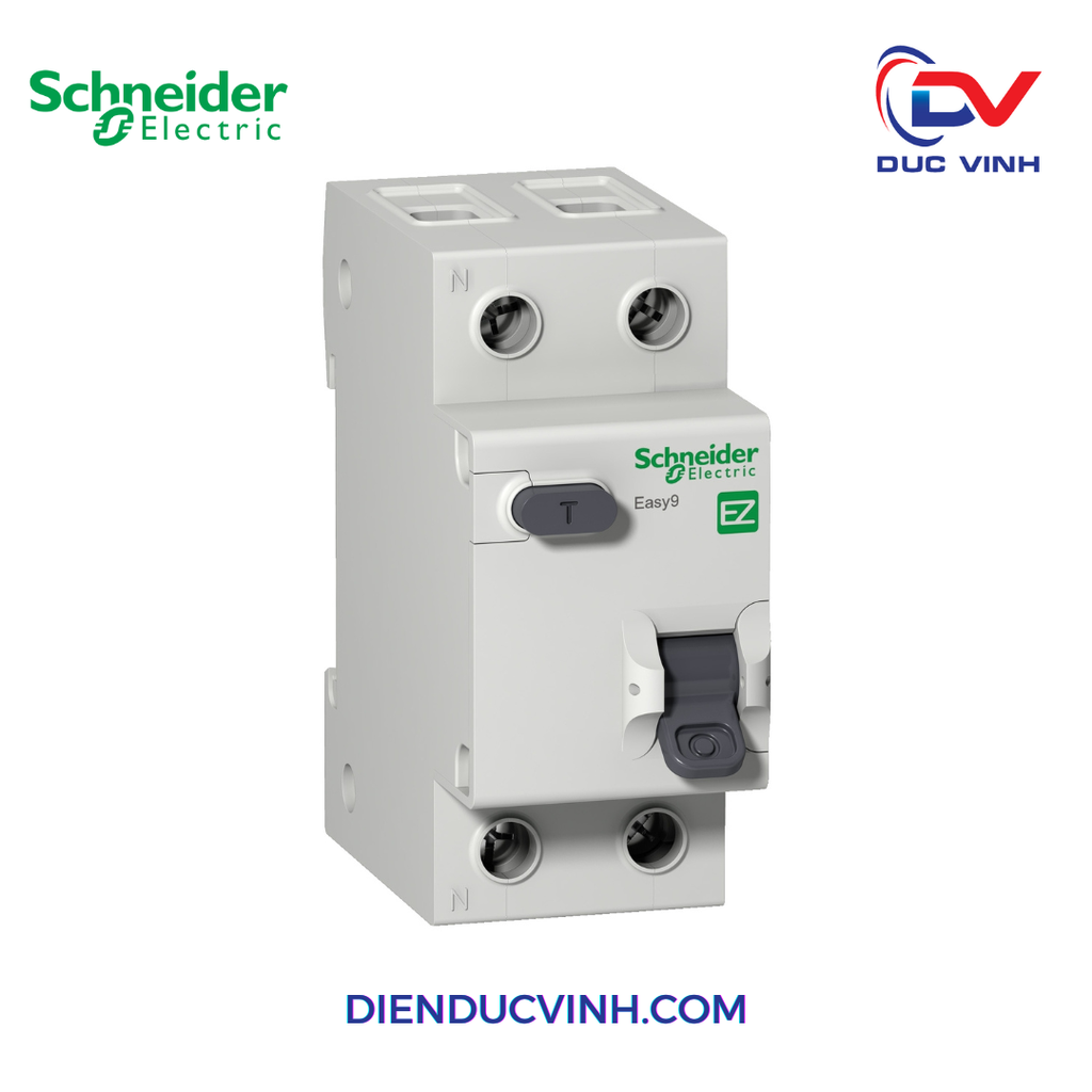 Easy9 RCBO 1P-N 32A C 4500A 30MA AC-type 230V Residual Current Circuit Breaker