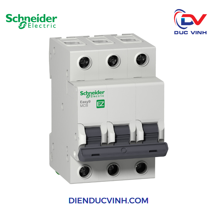 Easy9 MCB 3P 6A C 4500A 400V Miniature Circuit Breaker