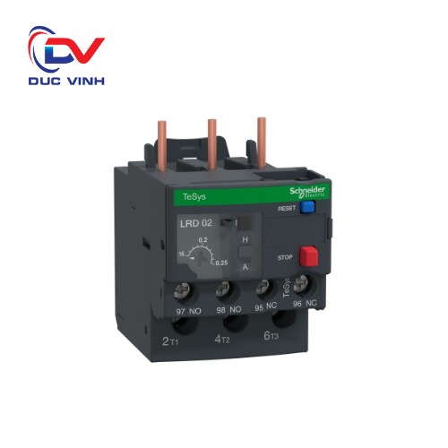 [LRD02] Rơ le nhiệt Schneider LRD02 (0.16-0.25A)