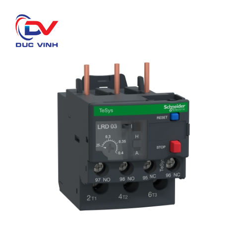 [LRD03] Rơ le nhiệt Schneider LRD03 (0.25-0.4A)