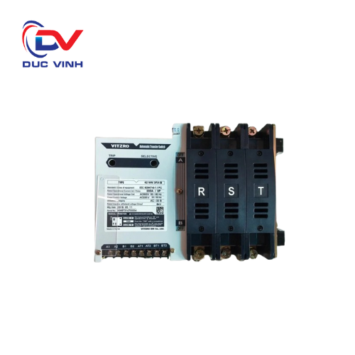 [VAT-61 (B48010W) 3P 100A] VAT-61 (B48010W) - Bộ chuyển nguồn tự động ATS Vitzro loại W 2 vị trí (ON-ON) - 3P 100A, Front trước