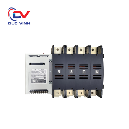 [VAT-66WN (B60060WN) 4P 600A] VAT-66WN (B60060WN) - Bộ chuyển nguồn tự động ATS Vitzro loại WN 3 vị trí (ON-OFF-ON) - 4P 600A, Front trước
