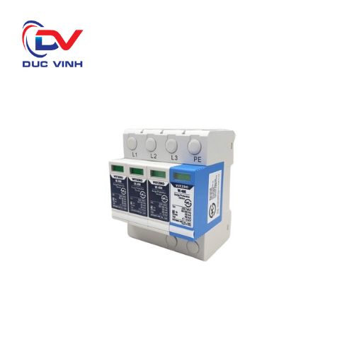 [VE-80K 4P] VE-80K 4P - Chống sét Din Type, Class 2, 80kA, 3P4W