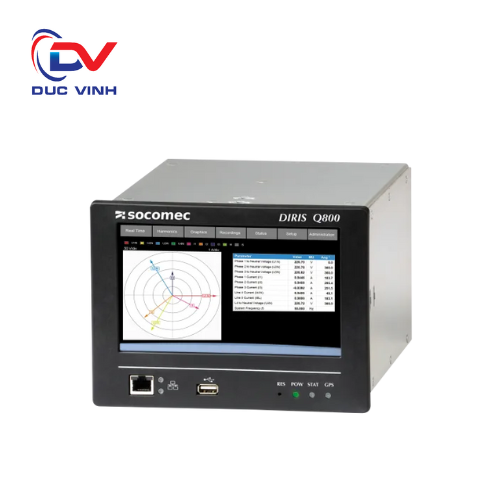 [4825 0100] 4825 0100 - Đồng hồ đa năng DIRIS Q800 - Phân tích chất lượng điện Socomec