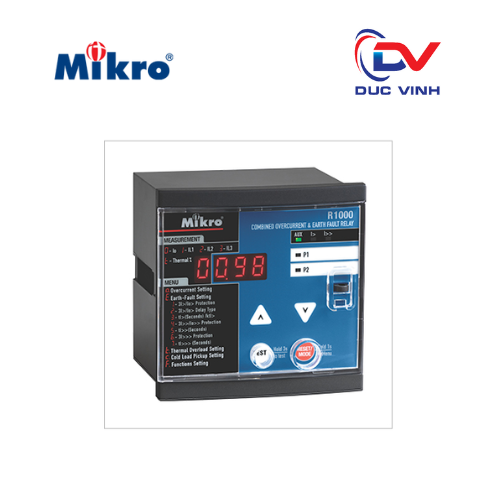 [R1000-230A] RƠLE BẢO VỆ KẾT HỢP QUÁ DÒNG & CHẠM ĐẤT R1000-230A (50G, 50P, 50N, 51G, 51P, 51N, CLP, 50BF, 49RMS)
