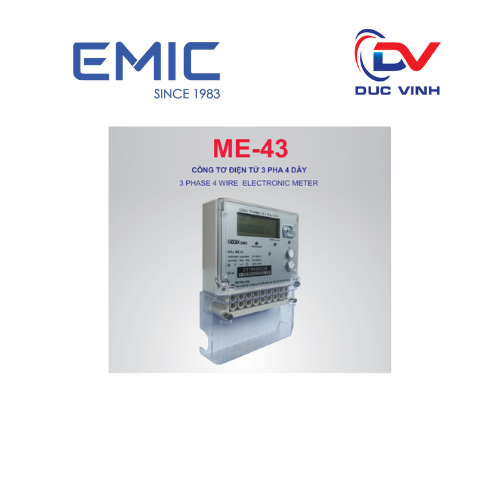 [ME-43] CÔNG TƠ ĐIỆN TỬ 3 PHA 4 DÂY ME-43
