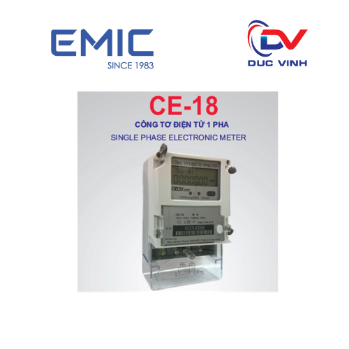 [CE-18] Công tơ điện tử 1 pha CE-18