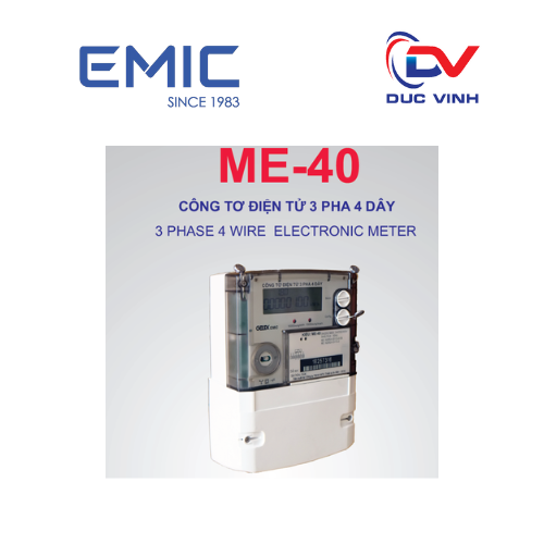 [ME-40] Công tơ điện tử 3 pha 4 dây ME-40