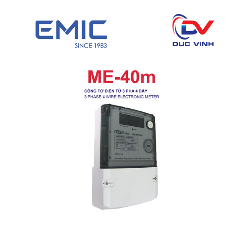 [ME-40m] Công tơ điện tử 3 pha 4 dây ME-40m