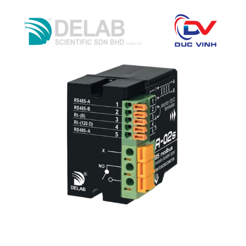 [A-02S] CỔNG TRUYỀN THÔNG MODBUS RS 485 A-02S DELAB