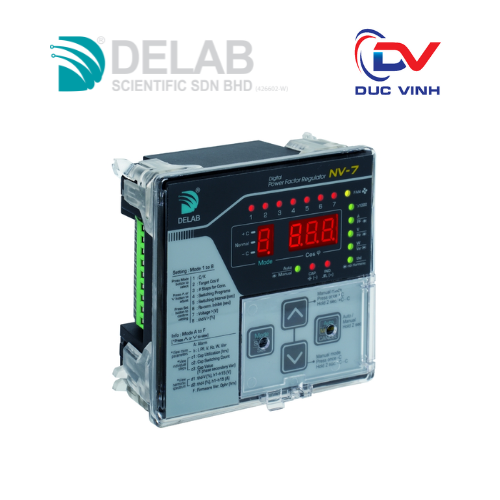 [NV-7] Bộ điều khiển tụ bù Delab NV-7