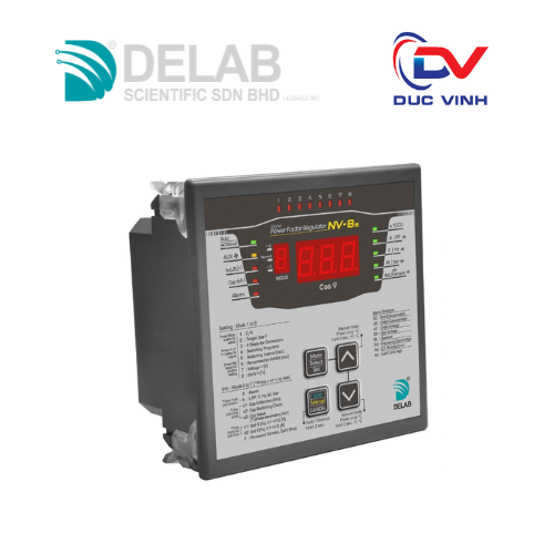 [8s] Bộ điều khiển tụ bù Delab NV-8s