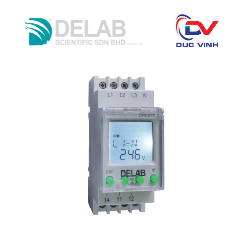 [DVS-2000] Relay bảo vệ điện áp Delab DVS-2000