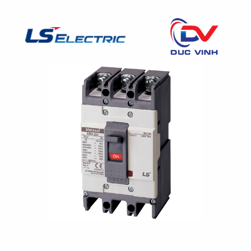 [ABS33 5A] Cầu dao điện: MCCB 3P 5A 14KA