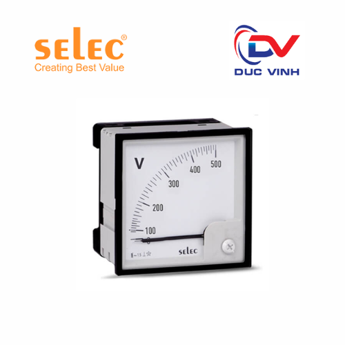 [AM-V-3-L (96x96)] Đồng hồ đo điện áp bằng kim AM-V-3-L
