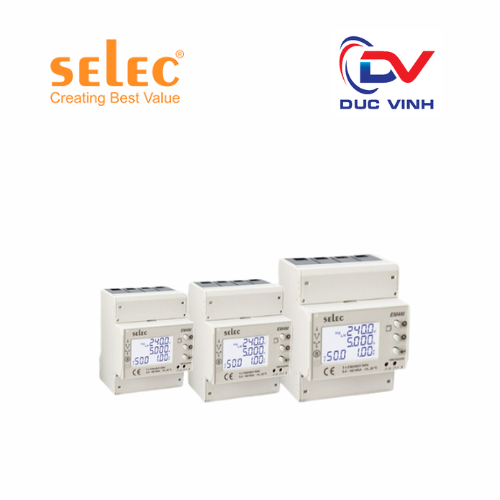 [EM4M-3P-W-100A] Đồng hồ đo điện đa năng Selec EM4M-3P-W-100A
