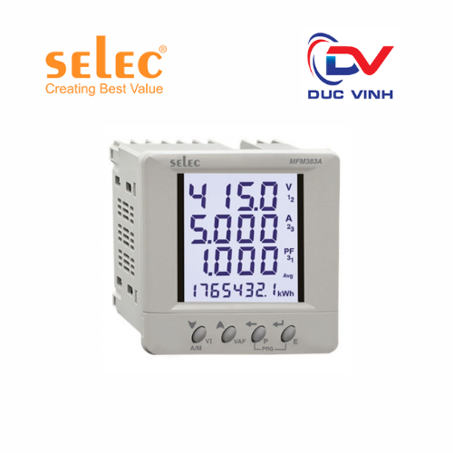 [MFM383A-C] Đồng hồ đo điện đa năng Selec MFM383A-C