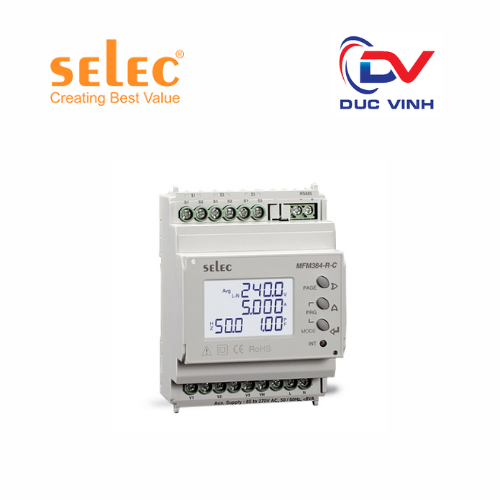 [MFM384-R-C] Đồng hồ đo điện đa năng Selec MFM384-R-C
