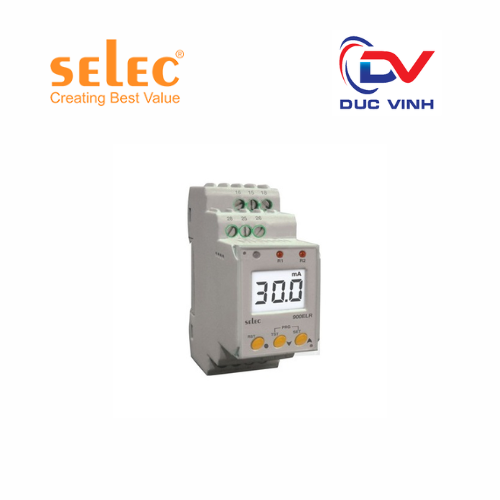 [900ELR-2-230V] Rơ le bảo vệ dòng rò và chạm đất Selec 900ELR-2-230V