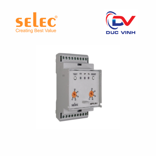 [MPR-3M-2-230V] Rơ le bảo vệ dòng điện 3 pha Selec MPR-3M-2-230V